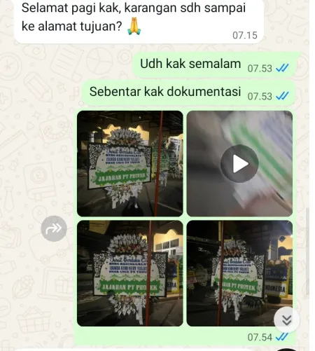 Pengiriman Papan Bunga Selamat Sutera Narada